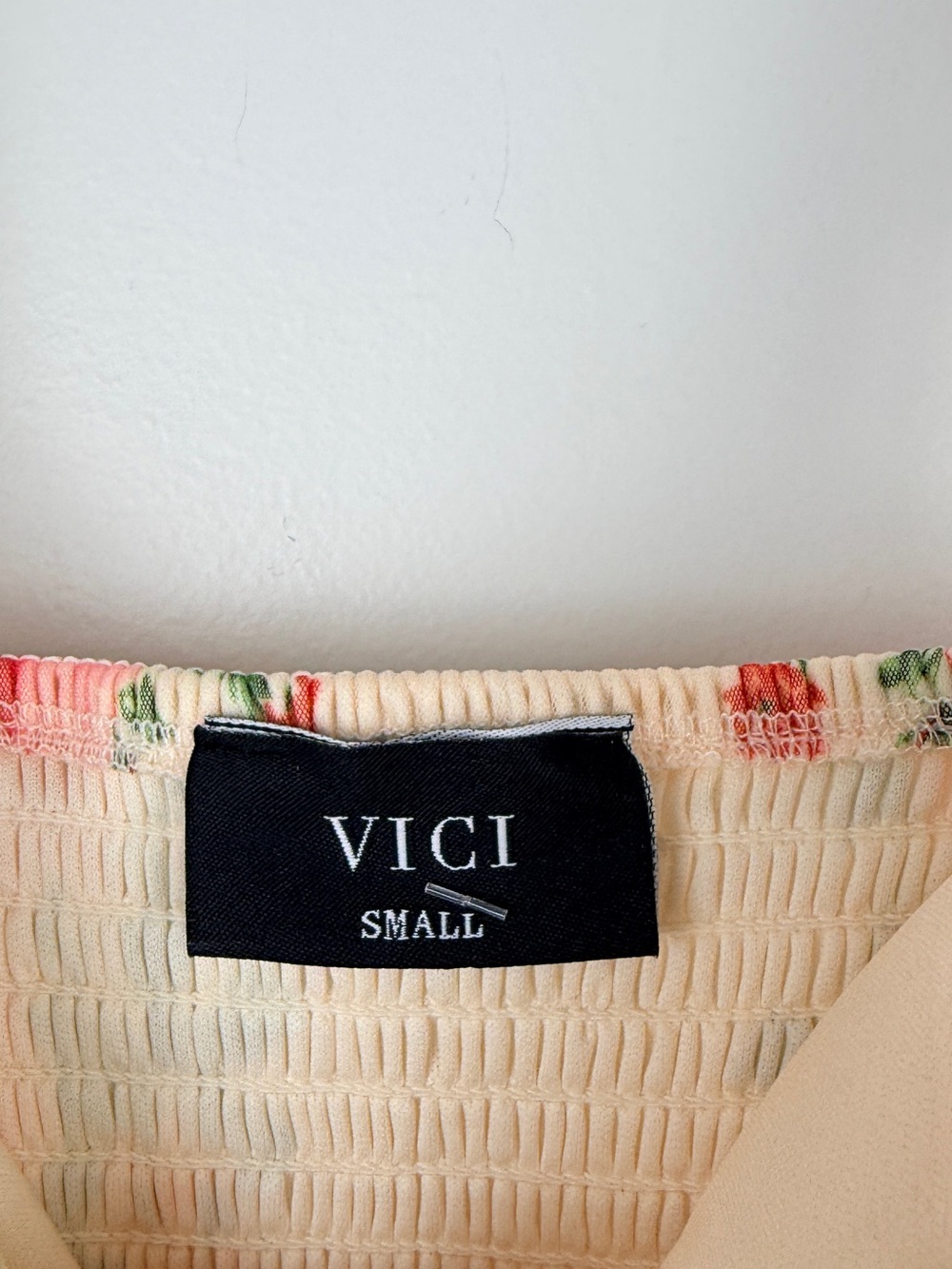 VICI Floral Corset Ruffle Strap Tiered Mesh Garden Party Romantic Cottagecore - Picture 12 of 13